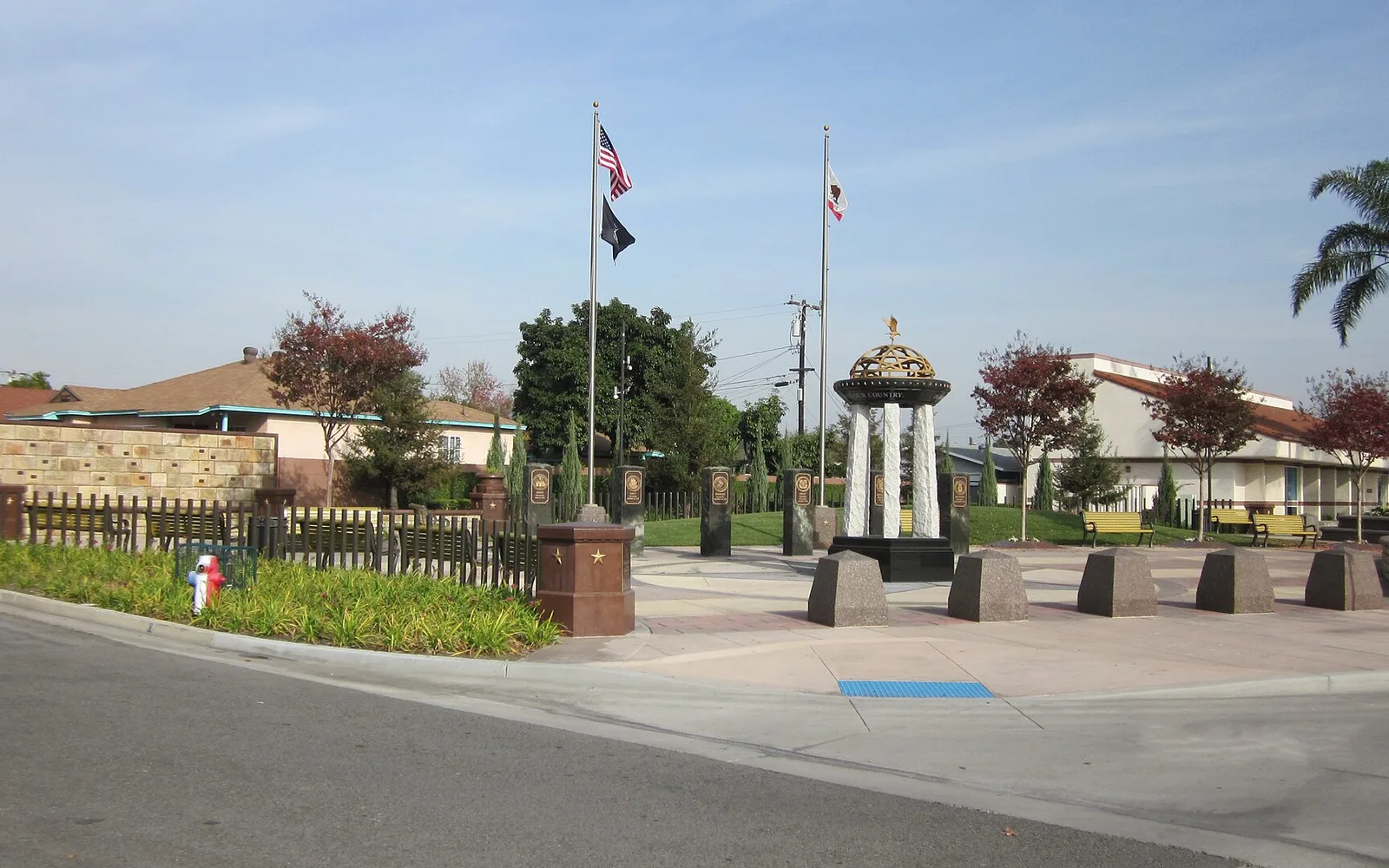 Veterans Memorial Park in Stanton.